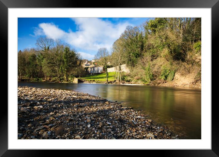 River Swale Richmond Framed Mounted Print by Steve Smith