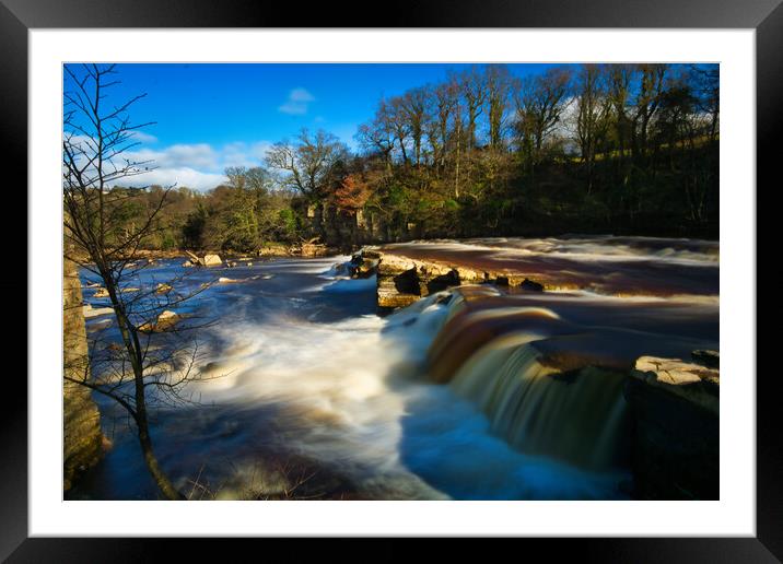 Richmond Falls Framed Mounted Print by Steve Smith