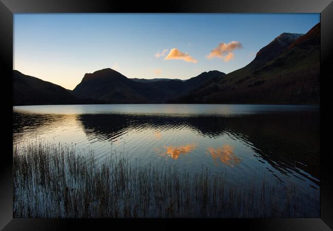 Serene Beauty of Buttermere Framed Print by Steve Smith