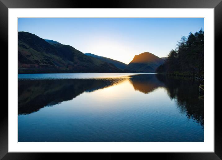 Buttermere Lake District Framed Mounted Print by Steve Smith