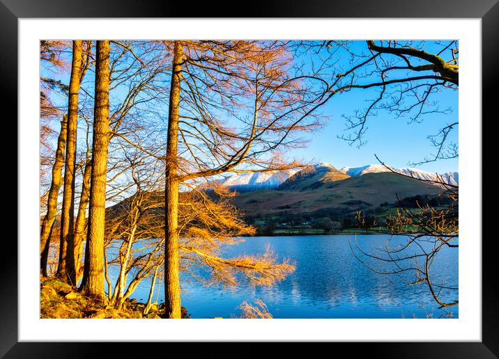 Buttermere Lake District Framed Mounted Print by Steve Smith