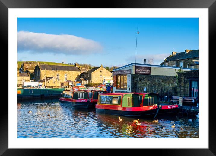 Skipton North Yorkshire Framed Mounted Print by Steve Smith