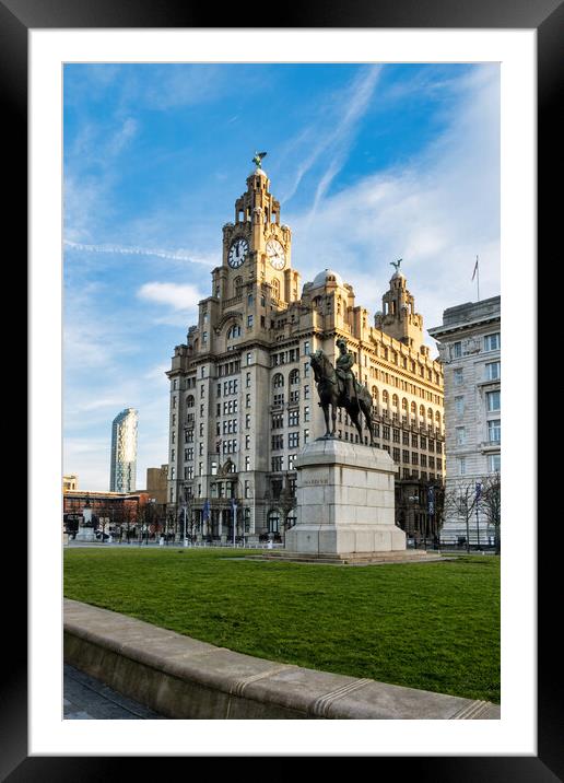Liver Building Framed Mounted Print by Steve Smith