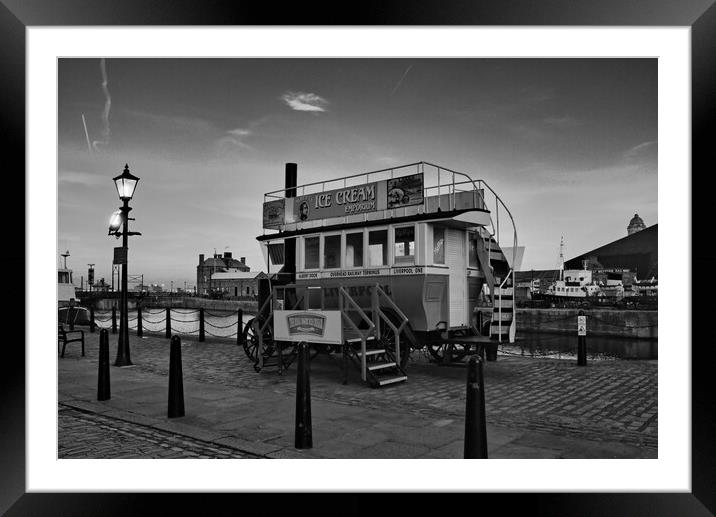 Royal Albert Docks Framed Mounted Print by Steve Smith