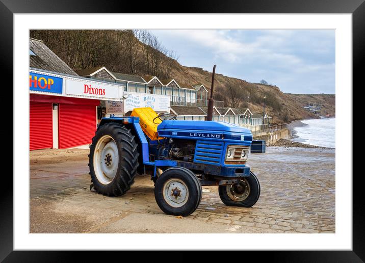 The Filey Tractor Framed Mounted Print by Steve Smith