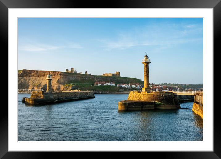 Welcome To Whitby Framed Mounted Print by Steve Smith