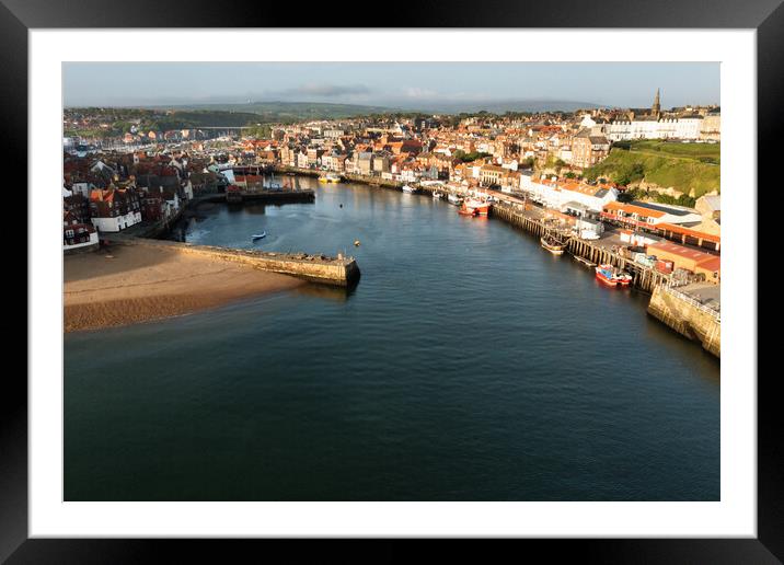 Whitby Framed Mounted Print by Steve Smith