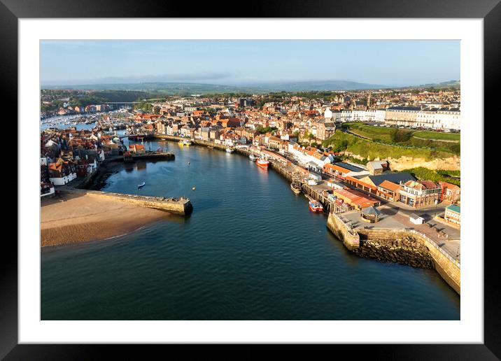 Whitby Framed Mounted Print by Steve Smith