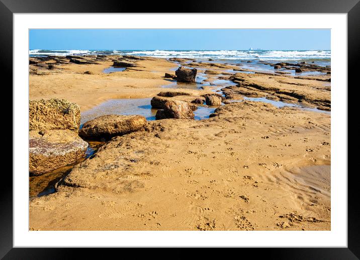 A Picturesque Escape to Longsands Beach Framed Mounted Print by Steve Smith
