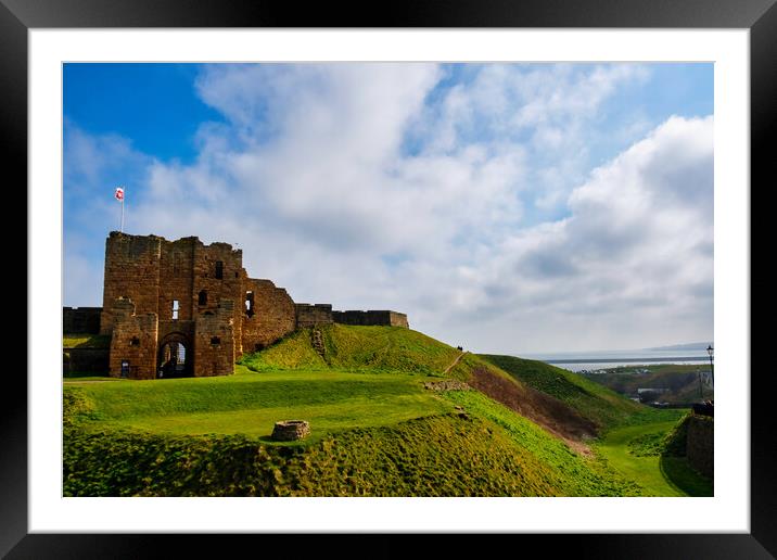 Tynemouth Priory Framed Mounted Print by Steve Smith