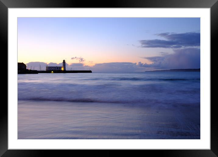 Scarborough South Bay North Yorkshire Framed Mounted Print by Steve Smith