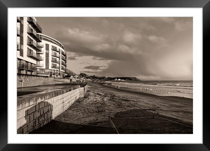 Scarborough North Bay North Yorkshire Framed Mounted Print by Steve Smith