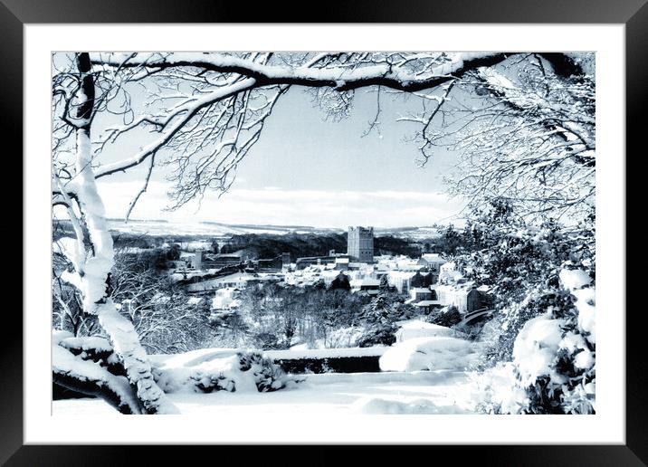 Winter Wonderland in Richmond Framed Mounted Print by Steve Smith