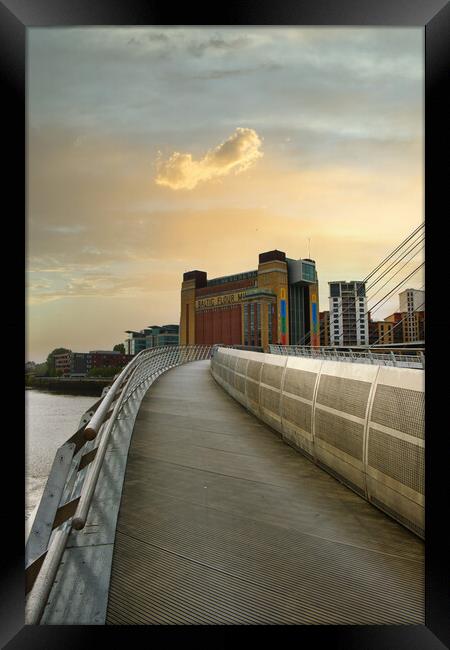 Baltic Flour Mill Framed Print by Steve Smith