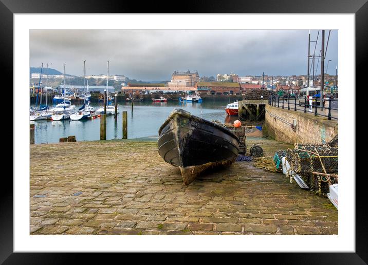 Scarborough South Bay Framed Mounted Print by Steve Smith