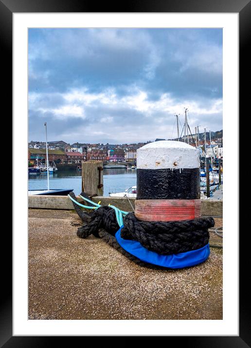 Scarborough Marina Framed Mounted Print by Steve Smith