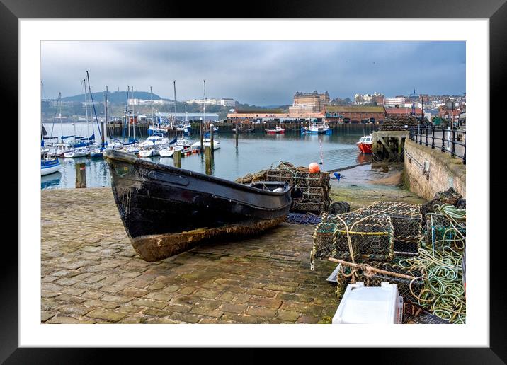 Scarborough South Bay Framed Mounted Print by Steve Smith