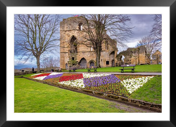 Springtime Splendour at Knaresborough Castle Framed Mounted Print by Steve Smith
