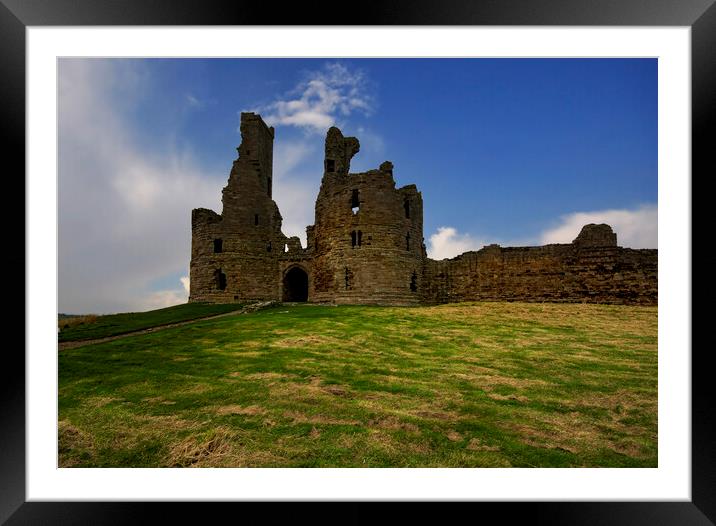 Dunstanburgh Castle Framed Mounted Print by Steve Smith