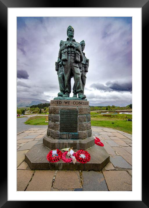 Honouring Scotlands Bravest Framed Mounted Print by Steve Smith