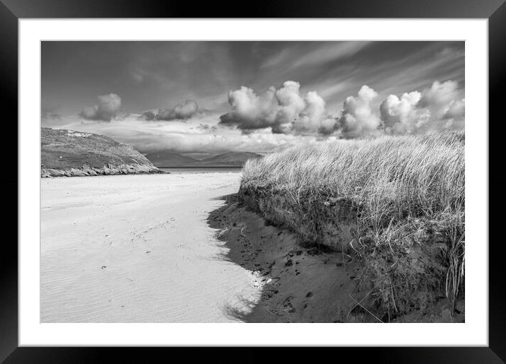 Horgabost Beach Isle Of Harris Framed Mounted Print by Steve Smith