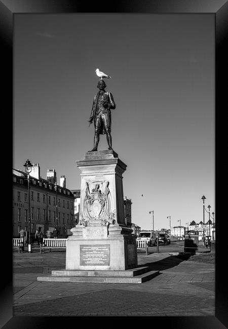 James Cook Monument Whitby Framed Print by Steve Smith