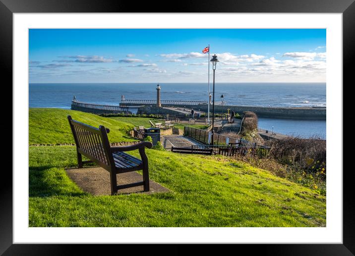Whitby Views Framed Mounted Print by Steve Smith