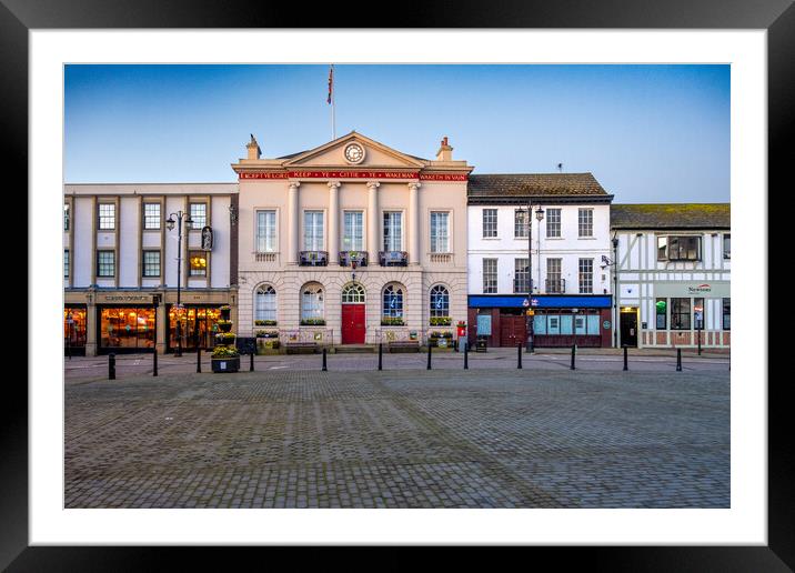 Ripon Town Hall Framed Mounted Print by Steve Smith