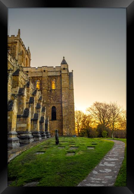 Ripon Cathedral Sunrise Framed Print by Steve Smith