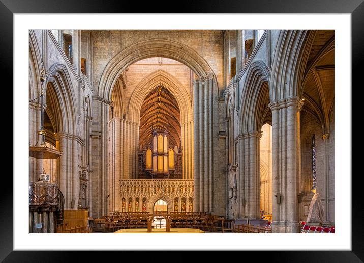 Ripon Cathedral Framed Mounted Print by Steve Smith