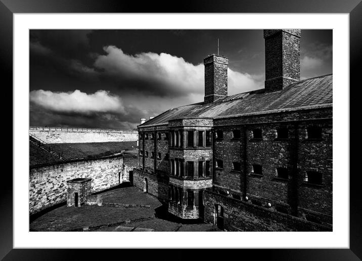 Lincoln Castle Prison Framed Mounted Print by Steve Smith