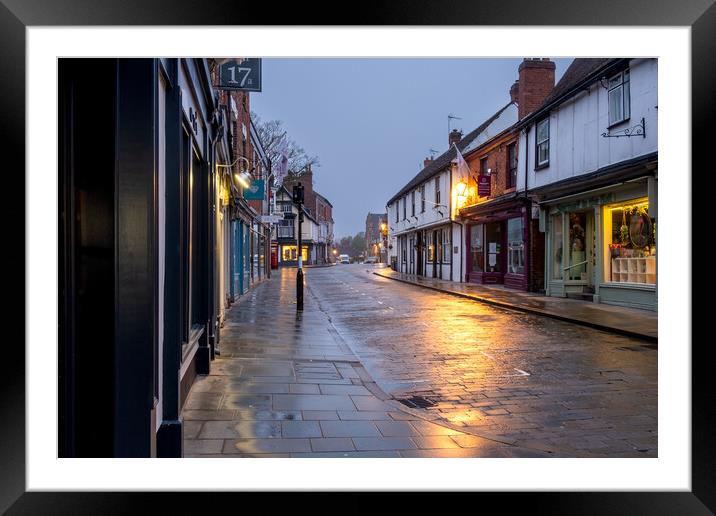 Bailgate Lincoln Framed Mounted Print by Steve Smith