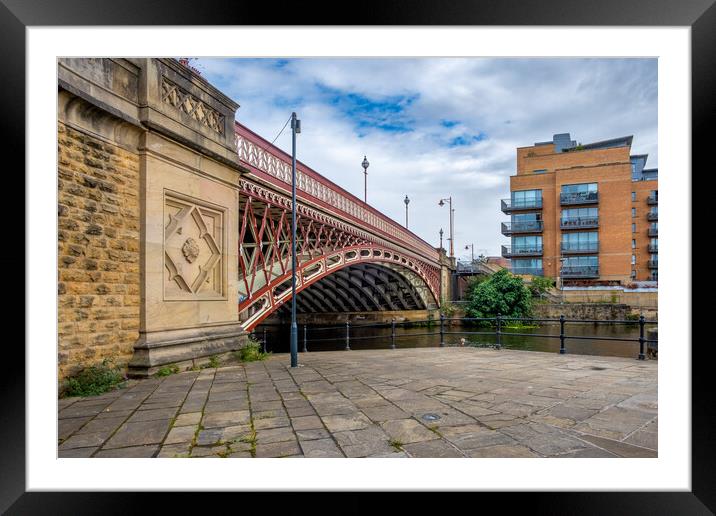 Crown Point Bridge Leeds Framed Mounted Print by Steve Smith