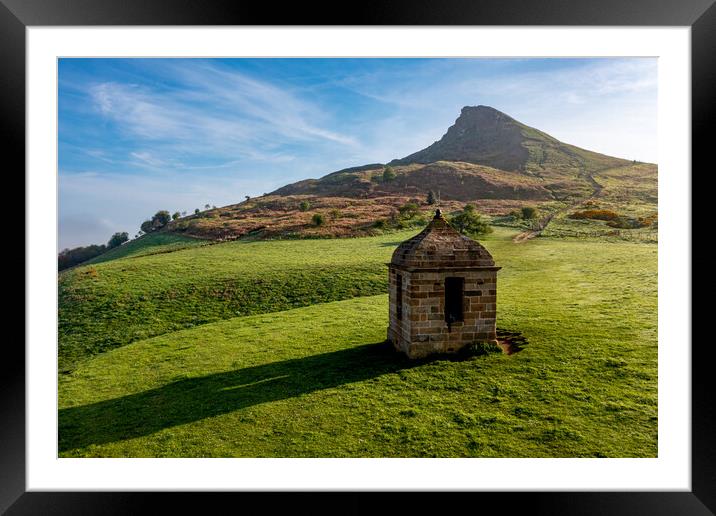 Roseberry Topping North Yorkshire Framed Mounted Print by Steve Smith