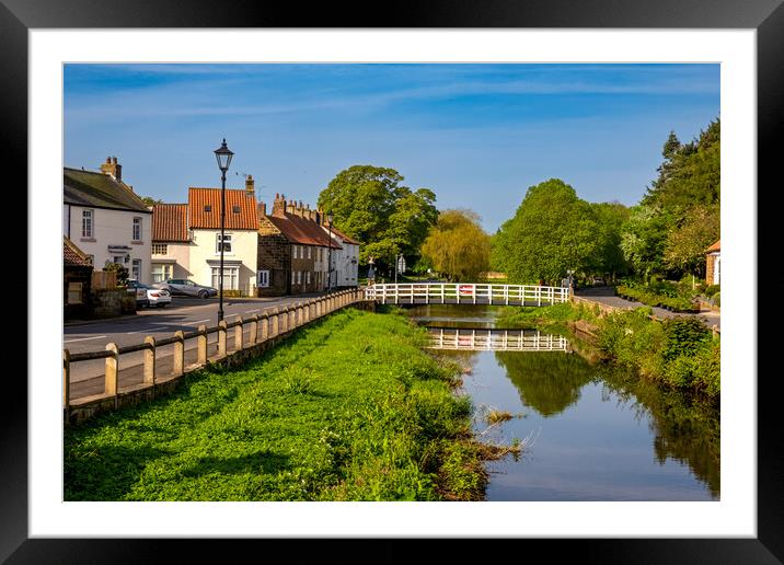 Great Ayton: A Quaint Getaway Framed Mounted Print by Steve Smith