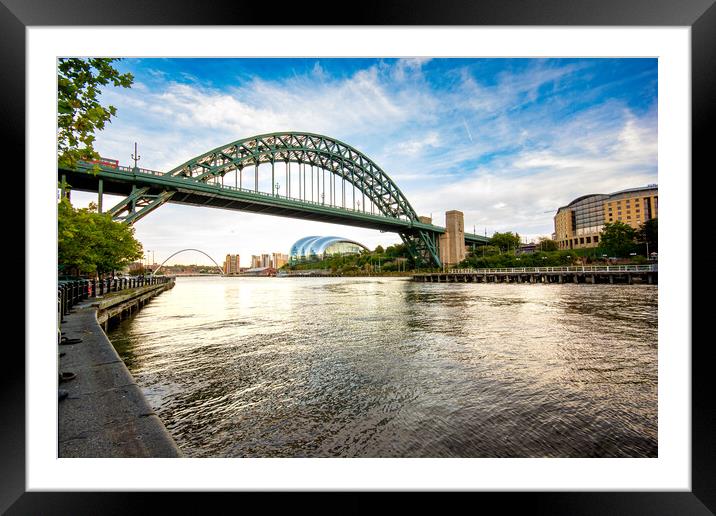 Tyne Bridge: Iconic Tyneside Landmark Framed Mounted Print by Steve Smith