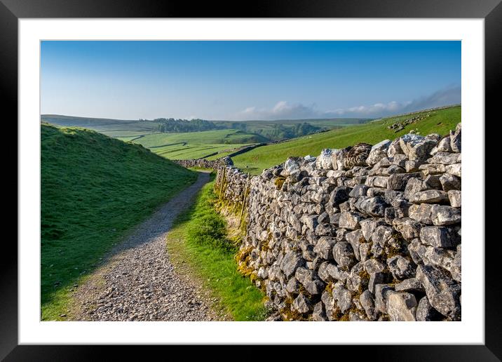 Goredale to Malham: A Scenic Hike Framed Mounted Print by Steve Smith