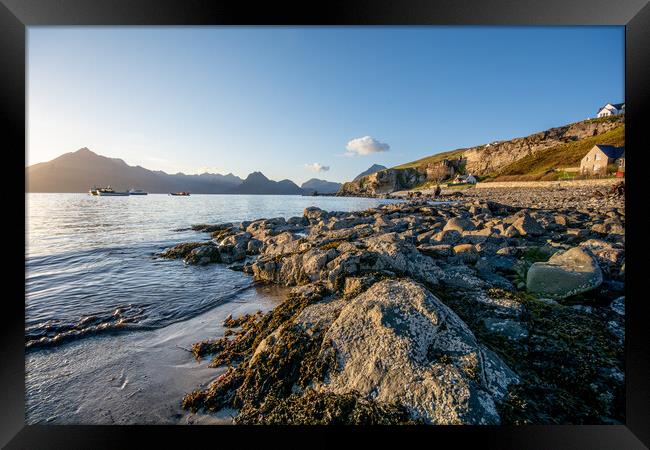 Elgol Isle of Skye: Tranquil Seclusion Framed Print by Steve Smith