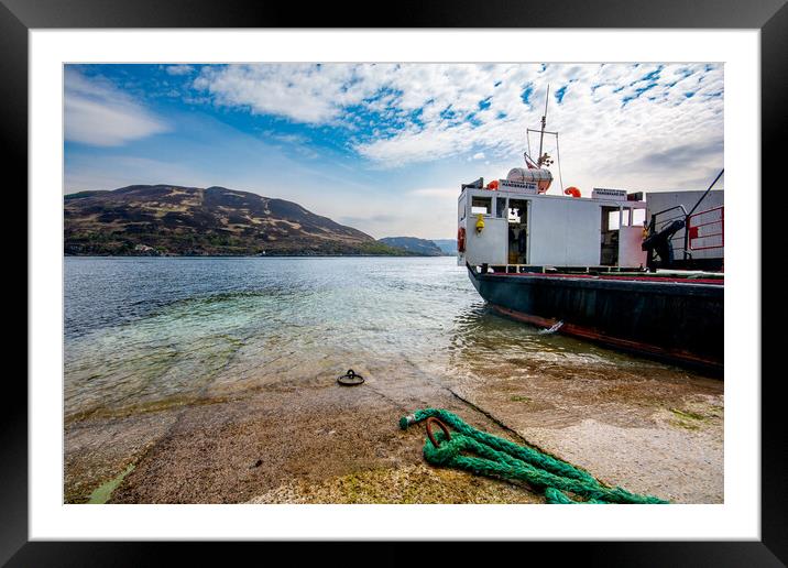Discover Tranquility in Armadale, Skye Framed Mounted Print by Steve Smith