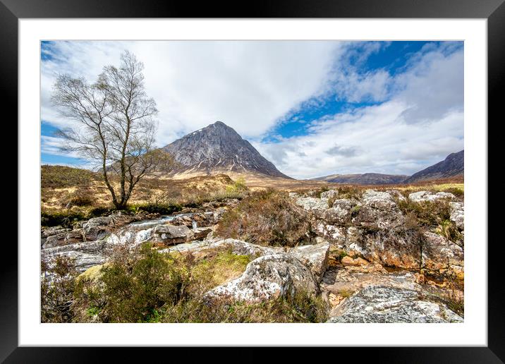 Capturing the Beauty of Scotland's Buachaille Etive Mor Framed Mounted Print by Steve Smith