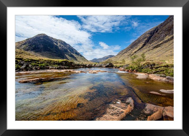 Unleashing Your Inner Adventurer: Glen Etive, Scotland Framed Mounted Print by Steve Smith