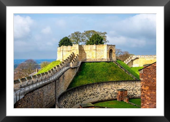 Capturing History at Lincoln Castle Framed Mounted Print by Steve Smith