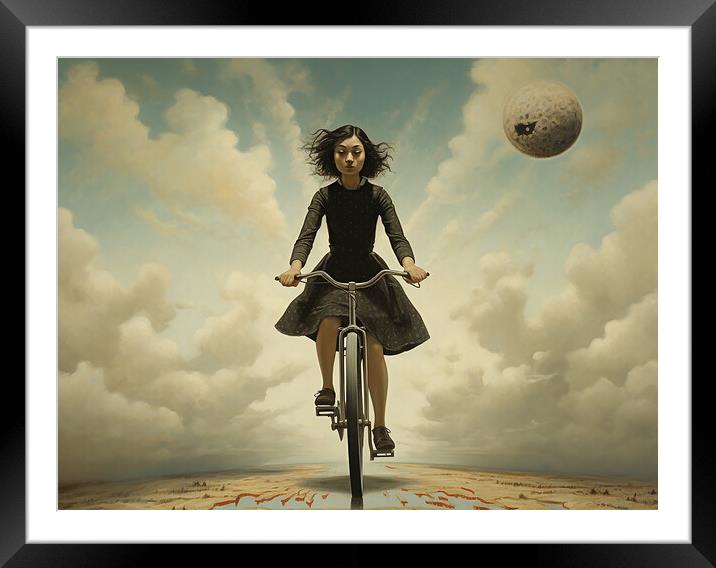 On Yer Bike Framed Mounted Print by Steve Smith