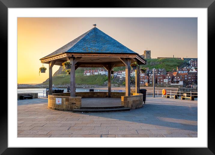 The Bandstand Whitby North Yorkshire Framed Mounted Print by Steve Smith
