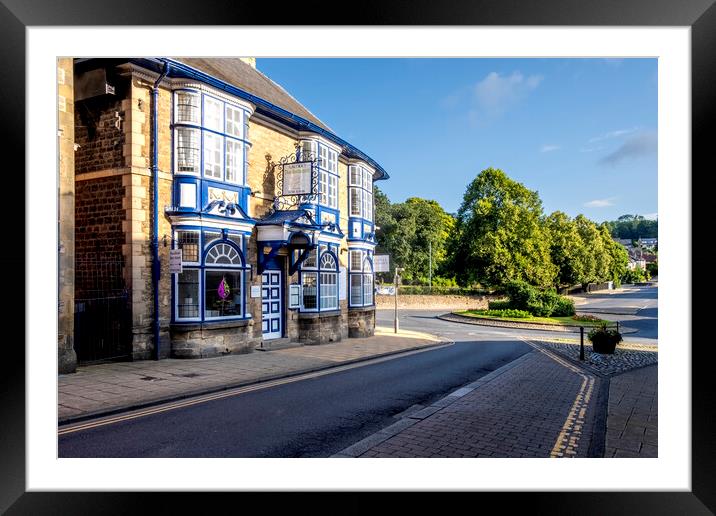King Street Richmond North Yorkshire Framed Mounted Print by Steve Smith
