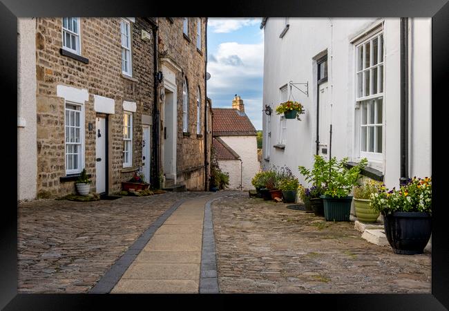 Tower Street Richmond North Yorkshire Framed Print by Steve Smith