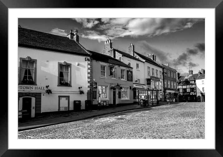 Richmond North Yorkshire Market Place Framed Mounted Print by Steve Smith