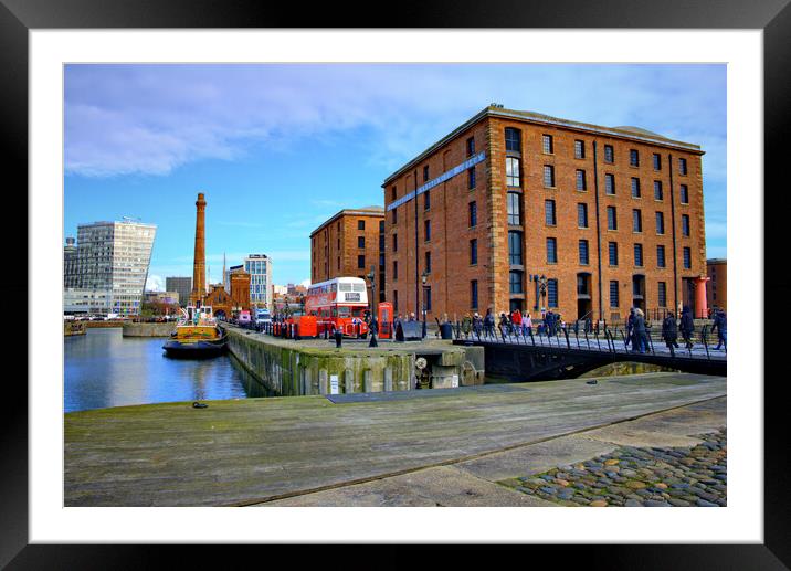 Albert Dock Liverpool Framed Mounted Print by Steve Smith