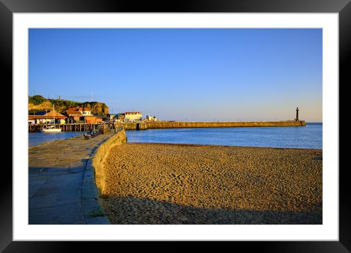 Whitby Yorkshire Coast Framed Mounted Print by Steve Smith