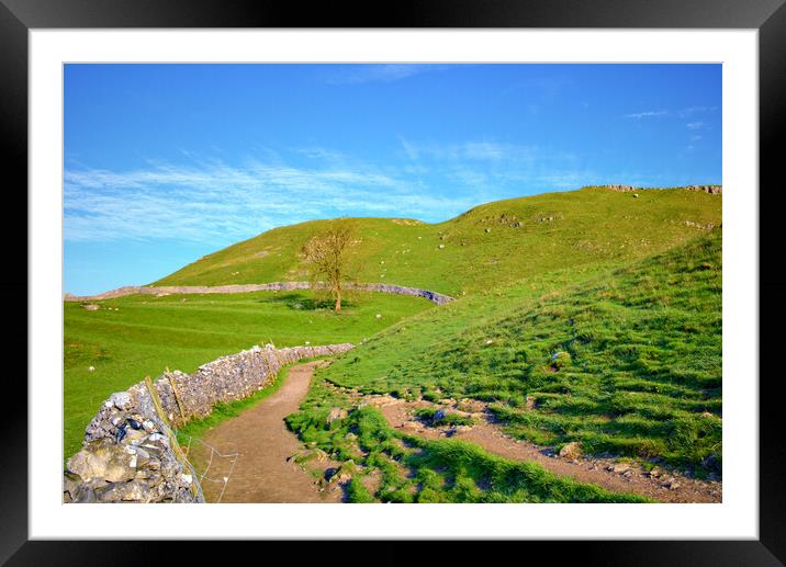 Malham Cove Views Framed Mounted Print by Steve Smith